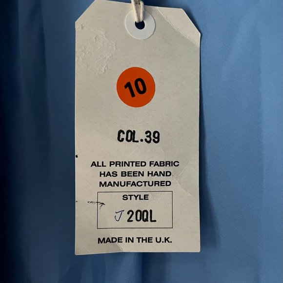 NWT Eley Kishimoto Quilted Jacket, Balloon Sleeves, Navy, Women's UK 10, US 6 - Picture 6 of 16